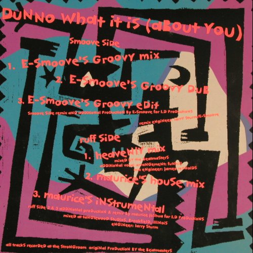 Beatmasters: Dunno What It Is *6, Epic (658001 6), , 1991 Typ: 12" Best.-Nr.: Y8975 Preis: 4,00 Euro