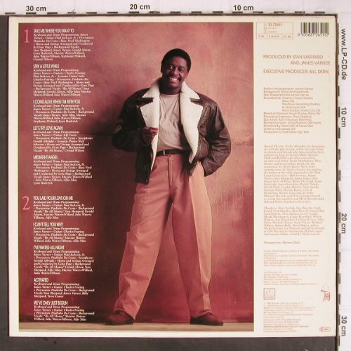 Alston,Gerald: Same, Motown (ZL 72651), D, 1988 Typ: LP Best.-Nr.: Y9058 Preis: 6,00 Euro