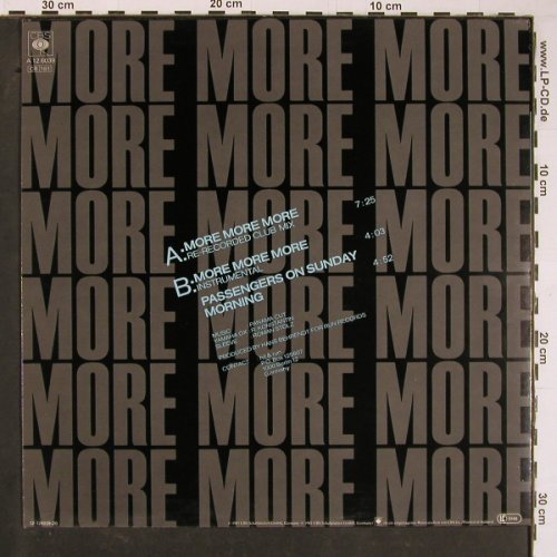 Panama Cut: More, More, More*2+1, CBS(A 12.6039), NL, 1985 - 12inch - Y932 - 3,00 Euro