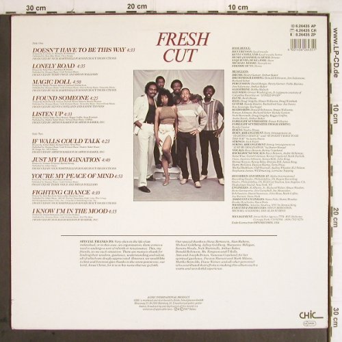 Rose Royce: Fresh Cut, Chic (6.26435 AP), D, 1987 Typ: LP Best.-Nr.: Y9719 Preis: 6,00 Euro