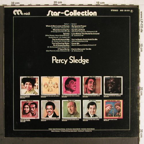 Sledge,Percy: Star-Collection, Midi(20 019), D,  - LP - Y9733 - 6,00 Euro