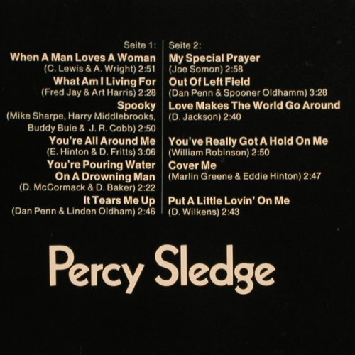 Sledge,Percy: Star-Collection, Midi(20 019), D,  - LP - Y9733 - 6,00 Euro