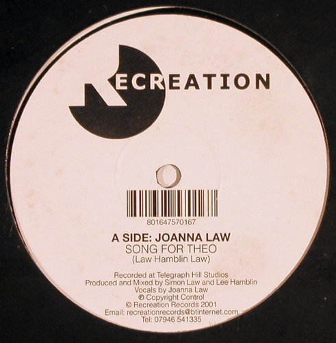 Law,Joanna: Song For Theo/ Warm Love, Recreation, , 2001 Typ: 12" Best.-Nr.: Y9772 Preis: 3,00 Euro