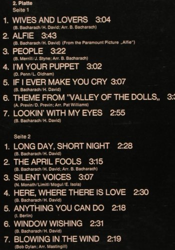 Warwick,Dionne: Portrait eines Stars, Vol.2, Foc, Scepter/Metronome (DALP 2/1913), D, 1973 Typ: 2LP Best.-Nr.: Y9860 Preis: 9,00 Euro
