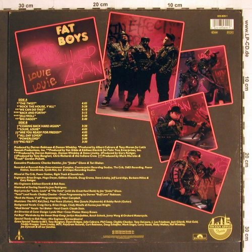 Fat Boys: Coming Back Hard Again, Polydor (835 809-1), D, 1988 Typ: LP Best.-Nr.: Y9953 Preis: 5,00 Euro