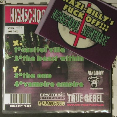 Highschool/Nightmare: Santa*Crypt,+Armbinde,LimEd:159/500, True Rebel Rec.(TRR 009), D,4Tr., 2007 - EP - S7506 - 5,00 Euro