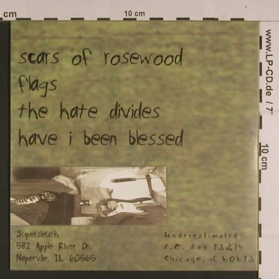Supersleuth: The Hate Divides, Underestimate (UER 008), US Typ: EP Best.-Nr.: S7736 Preis: 4,00 Euro