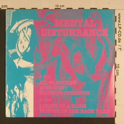 Mental Disturbance: All or Nothing, Alternativnoise(), , 1990 - EP - S7747 - 5,00 Euro