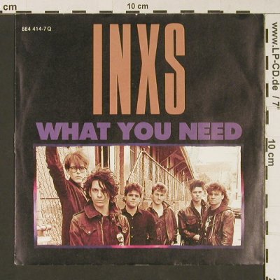 INXS: What You Need / Sweet As Sin, Mercury(884 414-7), D, 1985 - 7inch - S9135 - 3,00 Euro