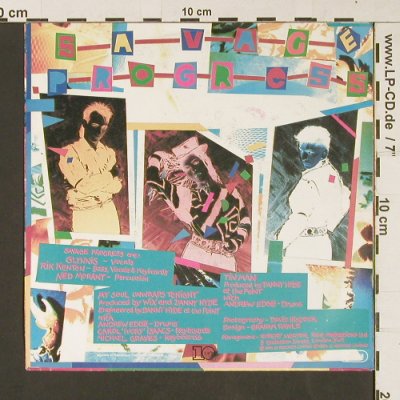 Savage Progress: My Soul Unwraps Tonight / Tin Man, Virgin (106 314-100), D, 1984 Typ: 7" Best.-Nr.: S9231 Preis: 3,00 Euro
