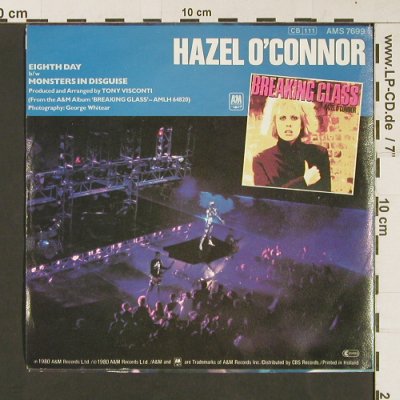 O'Connor,Hazel: Eight Day / Monsters In Disguise, AM (S7699), NL, 1980 Typ: 7" Best.-Nr.: S9246 Preis: 2,50 Euro