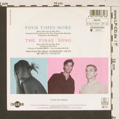 Waut,Elisa: Four Times More, Ariola (108 716), D, 1986 Typ: 7" Best.-Nr.: S9468 Preis: 2,50 Euro