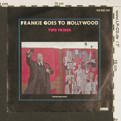 Frankie Goes To Hollywood: Two Tribes / One February Friday..., Ariola(106 495-100), D, 1984 - 7inch - S9469 - 2,50 Euro