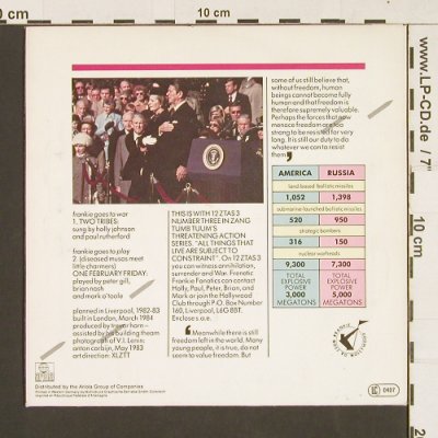 Frankie Goes To Hollywood: Two Tribes / One February Friday..., Ariola(106 495-100), D, 1984 - 7inch - S9469 - 2,50 Euro