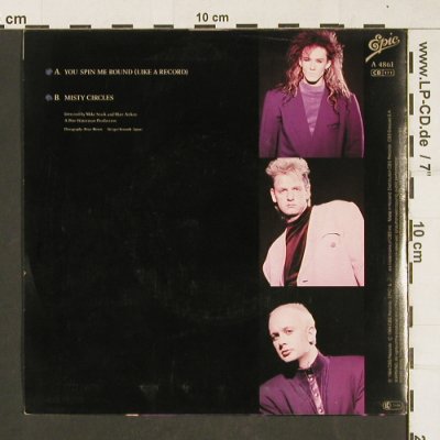 Dead Or Alive: You Spin Me Round/Misty Circles, Epic(A 4861), NL, 1984 - 7inch - S9918 - 2,50 Euro