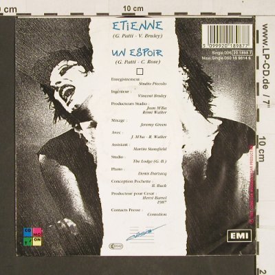 Patti,Guesch: Etienne / Un Espoir, EMI(20 1898 7), D, 1987 - 7inch - T152 - 2,50 Euro