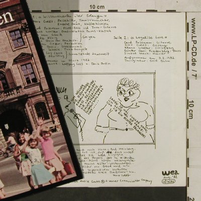 Foyer des Artes: Wissenswertes über Erlangen, Facts, WEA,ErlangenFlyer(WEA 19 230), D, 1982 - 7inch - T1777 - 12,50 Euro
