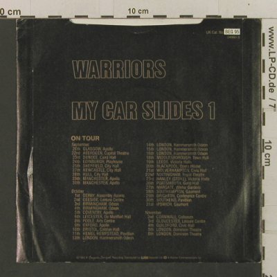 Numan,Gary: Warriors / My Car Slides 1, m-/vg+, Beggars Banquet (BEG 95), UK, 1983 Typ: 7" Best.-Nr.: T2397 Preis: 2,50 Euro
