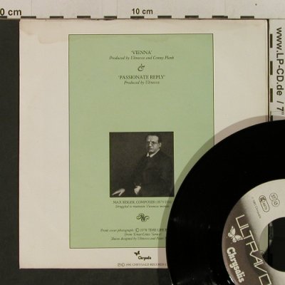 Ultravox: Vienna / Passionate Reply, m-/vg+, Chrysalis (102 905-100), D, 1981 Typ: 7" Best.-Nr.: T2398 Preis: 3,00 Euro