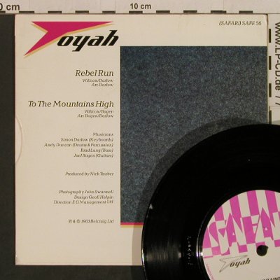 Toyah: Rebel Run / To The Mountains High, Safari (SAFE 56), UK, 1983 Typ: 7" Best.-Nr.: T2404 Preis: 4,00 Euro