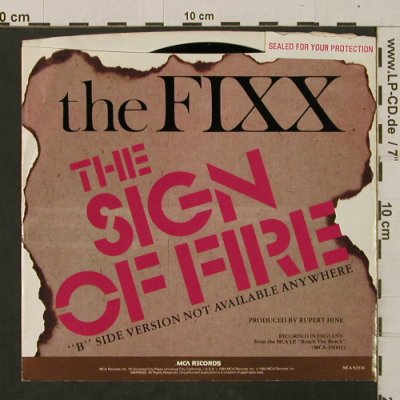 Fixx: Sign Of Fire / One Thing Leads To.., MCA(MCA-52316), US, 1983 - 7inch - T2476 - 3,00 Euro