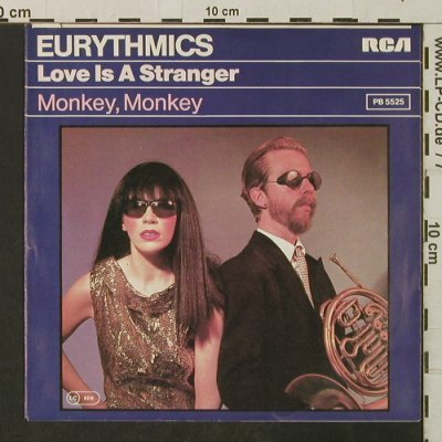 Eurythmics: Love Is A Stranger / Monkey, Monkey, RCA(PB 5525), D, m-/vg+, 1982 - 7inch - T3201 - 2,00 Euro