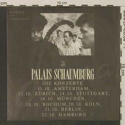 Palais Schaumburg: Die Konzerte, Promo, on sided, Phonogram(6843 049), D, 1982 - 7inch - T3276 - 14,00 Euro