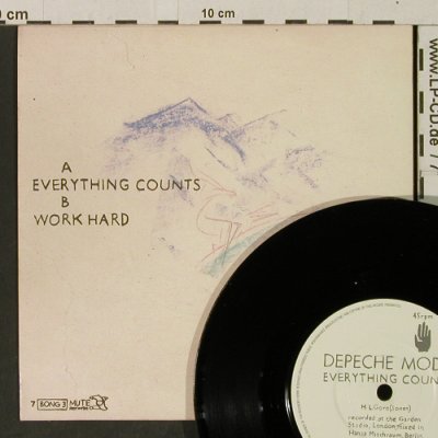 Depeche Mode: Everything Counts/Work Hard, Mute(Bong 3), UK, 1983 - 7inch - T3289 - 4,00 Euro