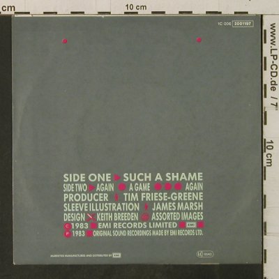 Talk Talk: Such A Shame / Again A Game...Again, EMI(2001197), EEC, 1983 - 7inch - T3358 - 2,00 Euro