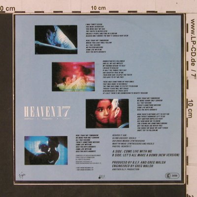 Heaven 17: Come Live With Me / Let's All Make, Virgin(105 548-100), D, 1983 - 7inch - T3537 - 2,00 Euro