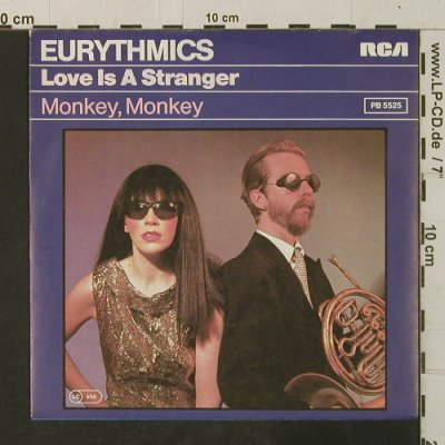 Eurythmics: Love Is A Stranger / Monkey, Monkey, RCA(PB 5525), D, 1982 - 7inch - T3538 - 2,50 Euro