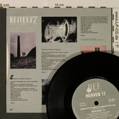 Heaven 17: Crushed By The Wheels Of Industry, Virgin(VS 628), UK,pt1&2, 1983 - 7inch - T3548 - 3,00 Euro