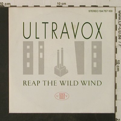 Ultravox: Reap The Wild Wind / Hosanna, Chrysalis (104 757-100), D, 1982 Typ: 7" Best.-Nr.: T3588 Preis: 2,50 Euro