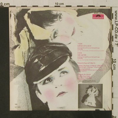 Visage: Mind Of A Toy / We Move, Polydor (2095 353), D, 1981 Typ: 7" Best.-Nr.: T3672 Preis: 2,00 Euro