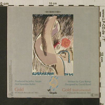 Spandau Ballet: Gold / Gold (Inst.), Chryalis (105 682-100), D, 1983 Typ: 7" Best.-Nr.: T3714 Preis: 2,50 Euro