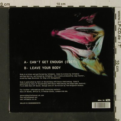 Infadels: Can't get enough, Wall Of Sound(WALLS110), UK, 2006 - 7inch - T3737 - 5,00 Euro