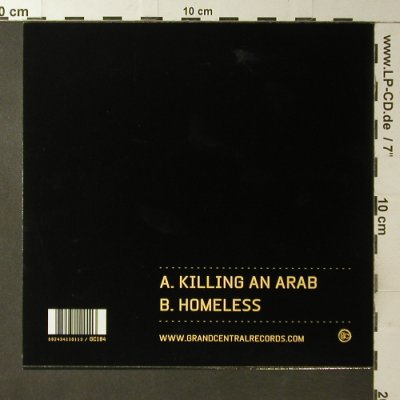 Riton: Killing An Arab, Grandcentralrecords (GC184), UK, 2004 Typ: 7" Best.-Nr.: T3745 Preis: 5,00 Euro