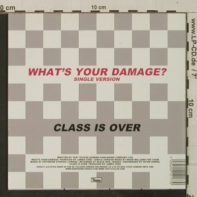 Test Icicles: What's your damage/Class is over, Domino(RUG217), UK, 2006 - 7inch - T3749 - 4,00 Euro