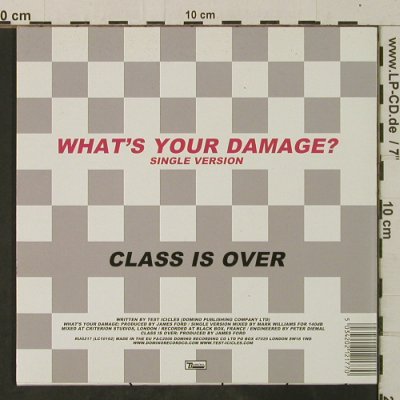 Test Icicles: What's your damage/Class is over, Domino (RUG217), UK, 2006 Typ: 7" Best.-Nr.: T3749 Preis: 4,00 Euro