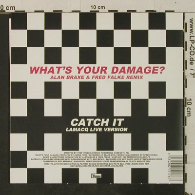Test Icicles: What's your damage/Catch It, Domino (RUG217X), UK, 2005 Typ: 7" Best.-Nr.: T3750 Preis: 4,00 Euro