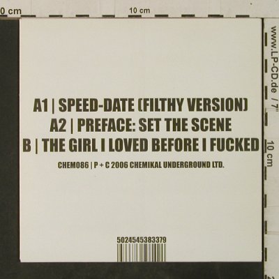 Arab Strab: Speed-Date, Clear vinyl, Chemikal Underground(chemik086), , 2006 - EP - T3751 - 5,00 Euro