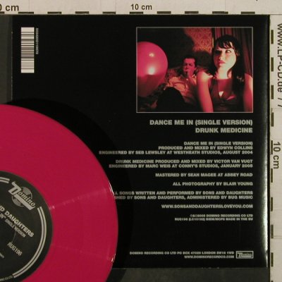 Sons And Daughters: Dance Me In/Drunk Medicine, Domino (RUG196), EU,redViny, 2005 Typ: 7" Best.-Nr.: T3783 Preis: 4,00 Euro