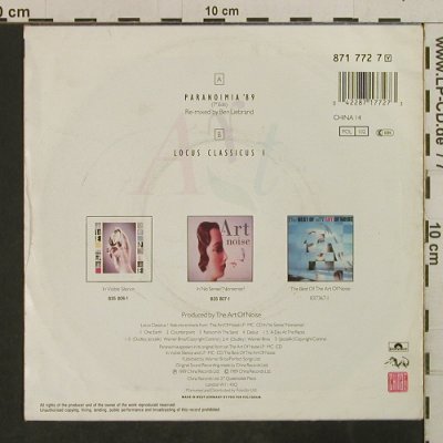 Art of Noise: Paranoimia'89, vg+/vg+, China(871 772 7), D, 1989 - 7inch - T3784 - 2,00 Euro