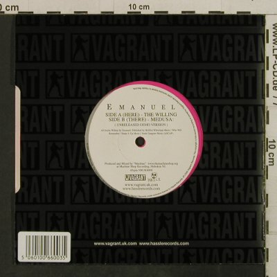 Emanuel: The Willing/Medusa, pink vinyl, Vagrant(VRUK009S), UK, 2005 - 7inch - T3787 - 5,00 Euro
