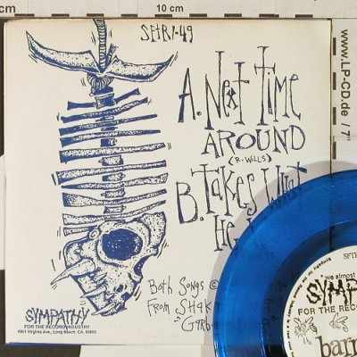 Barracudas: Next Time Around, blue vinyl, Sympathy(SFTRI-49), US,  - 7inch - T4008 - 20,00 Euro