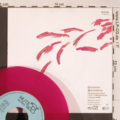 Depeche Mode: It's Called A Heart, red vinyl, Mute - 7 Bong 9(INT 111.831), D, 1985 - 7inch - T5109 - 7,50 Euro