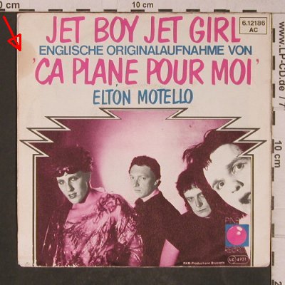 Elton Motello: Jet Boy Jet Girl, m-/vg+, Pinball(6.12186 AC), D, 1977 - 7inch - T5263 - 15,00 Euro