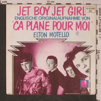 Elton Motello: Jet Boy Jet Girl, m-/vg+, Pinball(6.12186 AC), D, 1977 - 7inch - T5263 - 15,00 Euro
