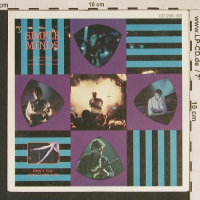Simple Minds: Don't You / A Brass Band In Africa, Virgin (107 298-100), D, 1985 Typ: 7" Best.-Nr.: T527 Preis: 3,00 Euro