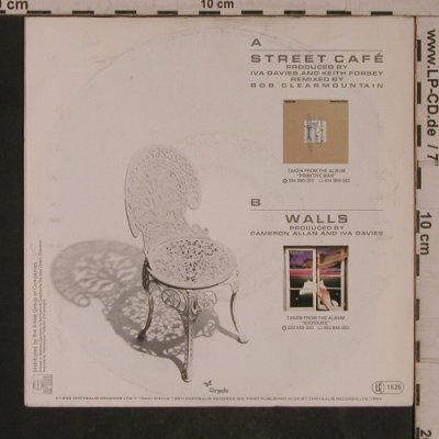 Icehouse: Street Café / Walls, m-/vg+, Chrysalis(105 391-100), D, 1983 - 7inch - T5477 - 2,50 Euro